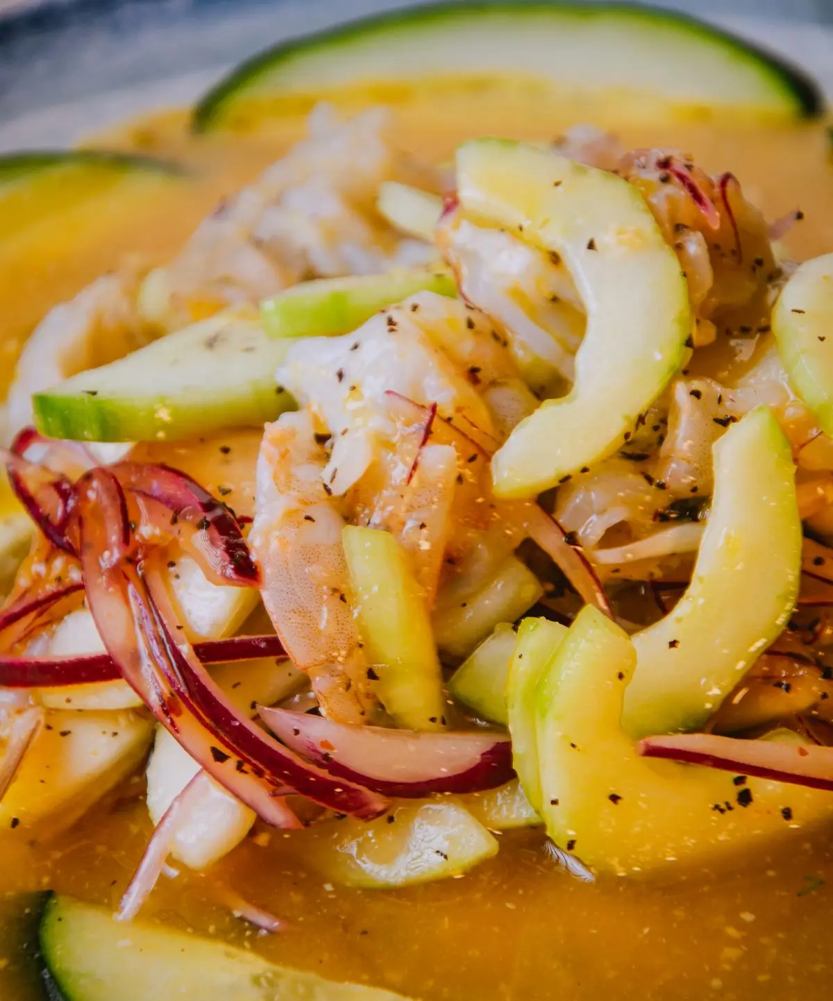Shrimp aguachile